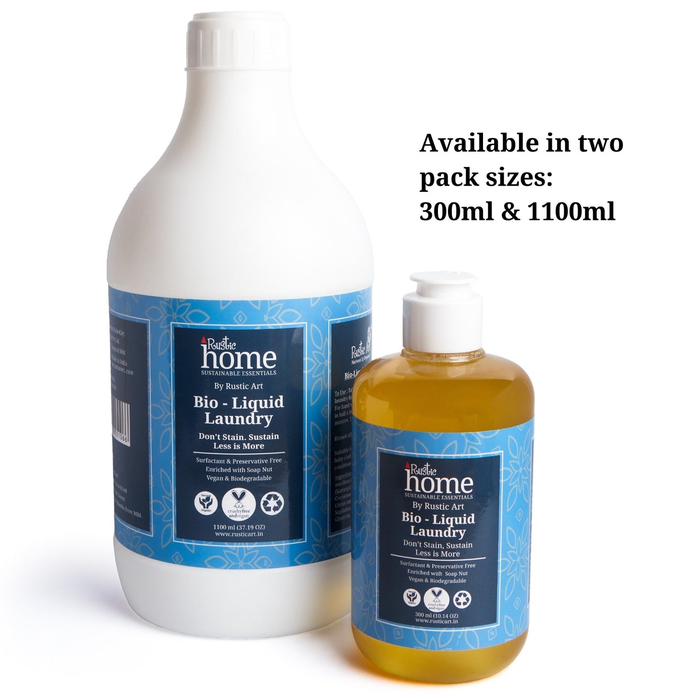 Rustic Art Organic Bio-Liquid Laundry (300 ml)