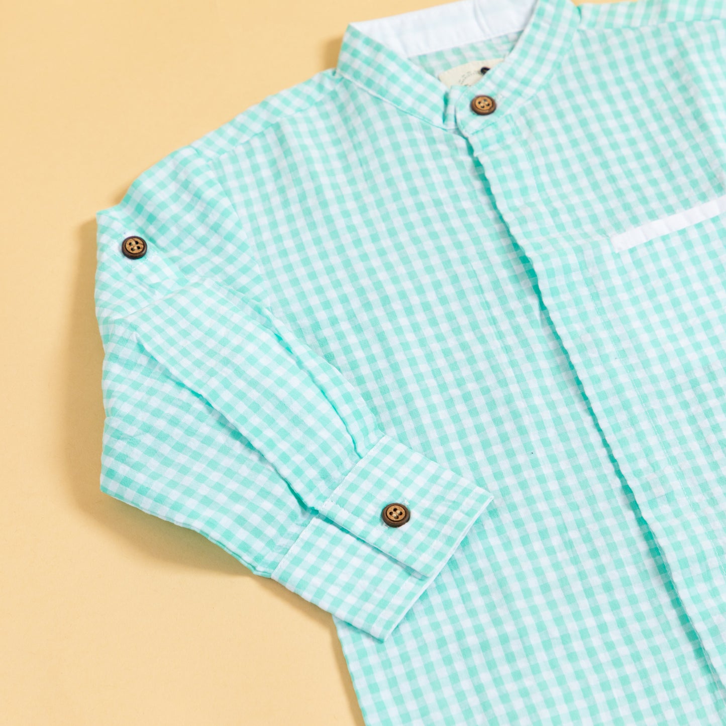 Minty Meadows Full Hand Boys Shirt (1-10 Years)