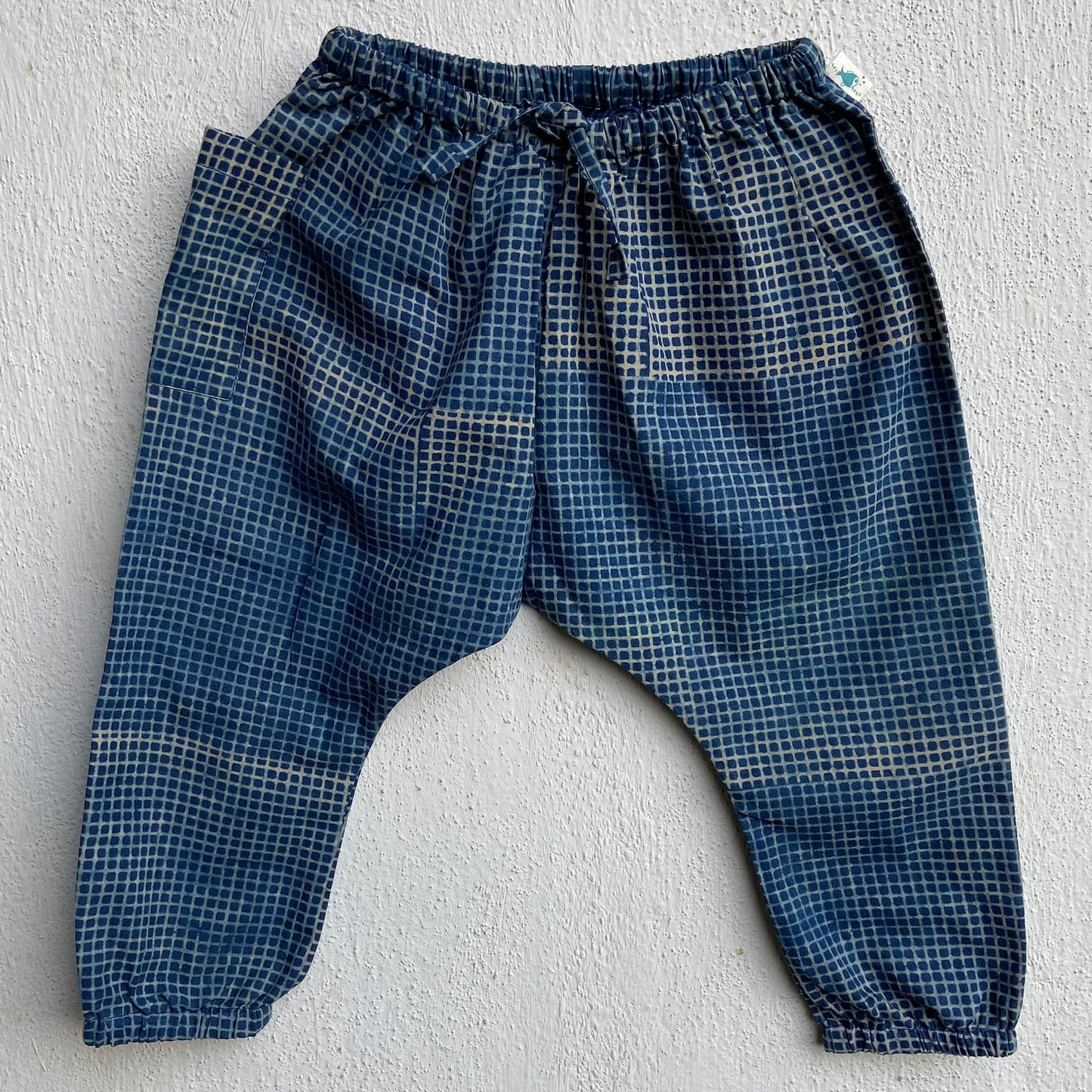 Organic Indigo Raidana Kurta + Indigo Check Pants
