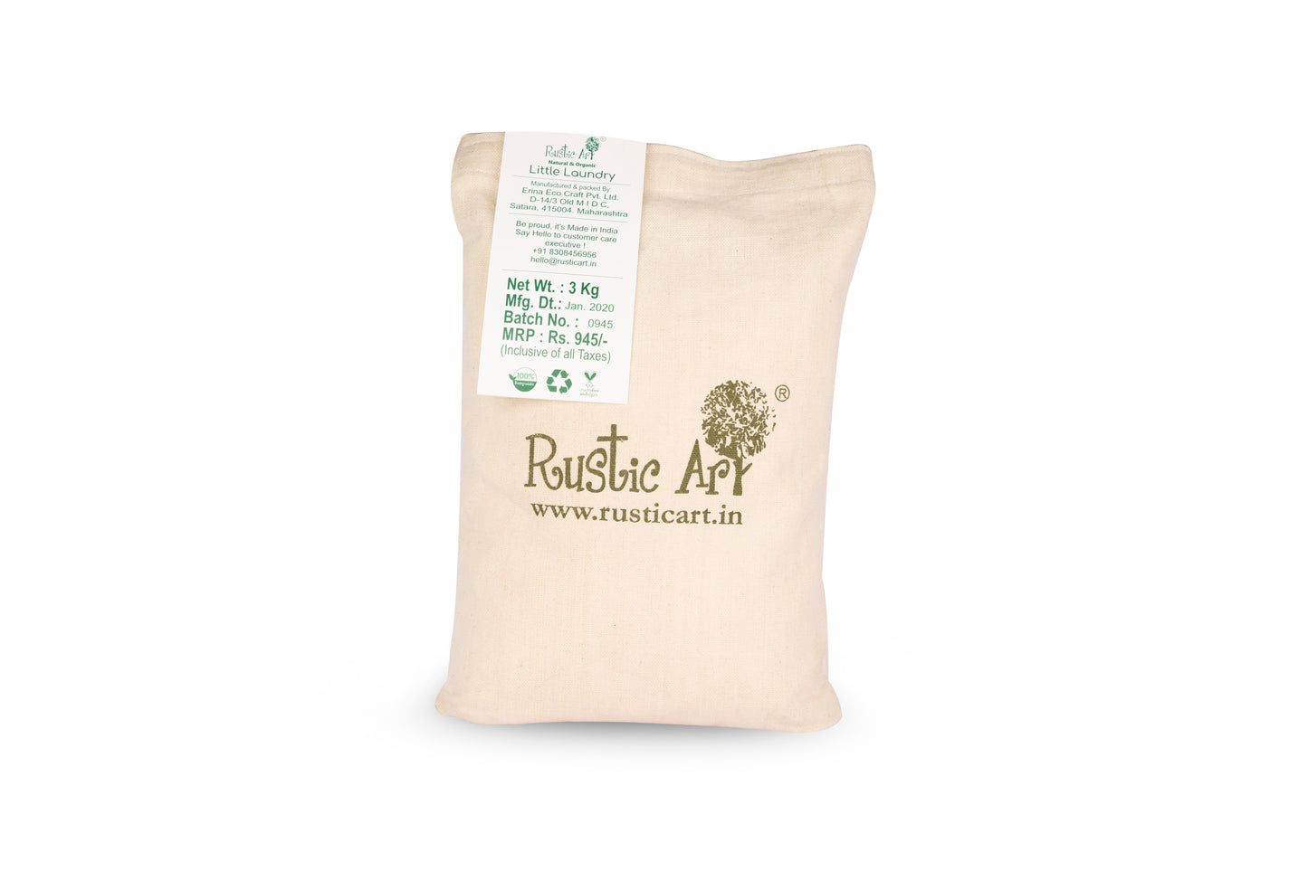 Rustic Art Natural Little Laundry for Babies & Kids(3kg)