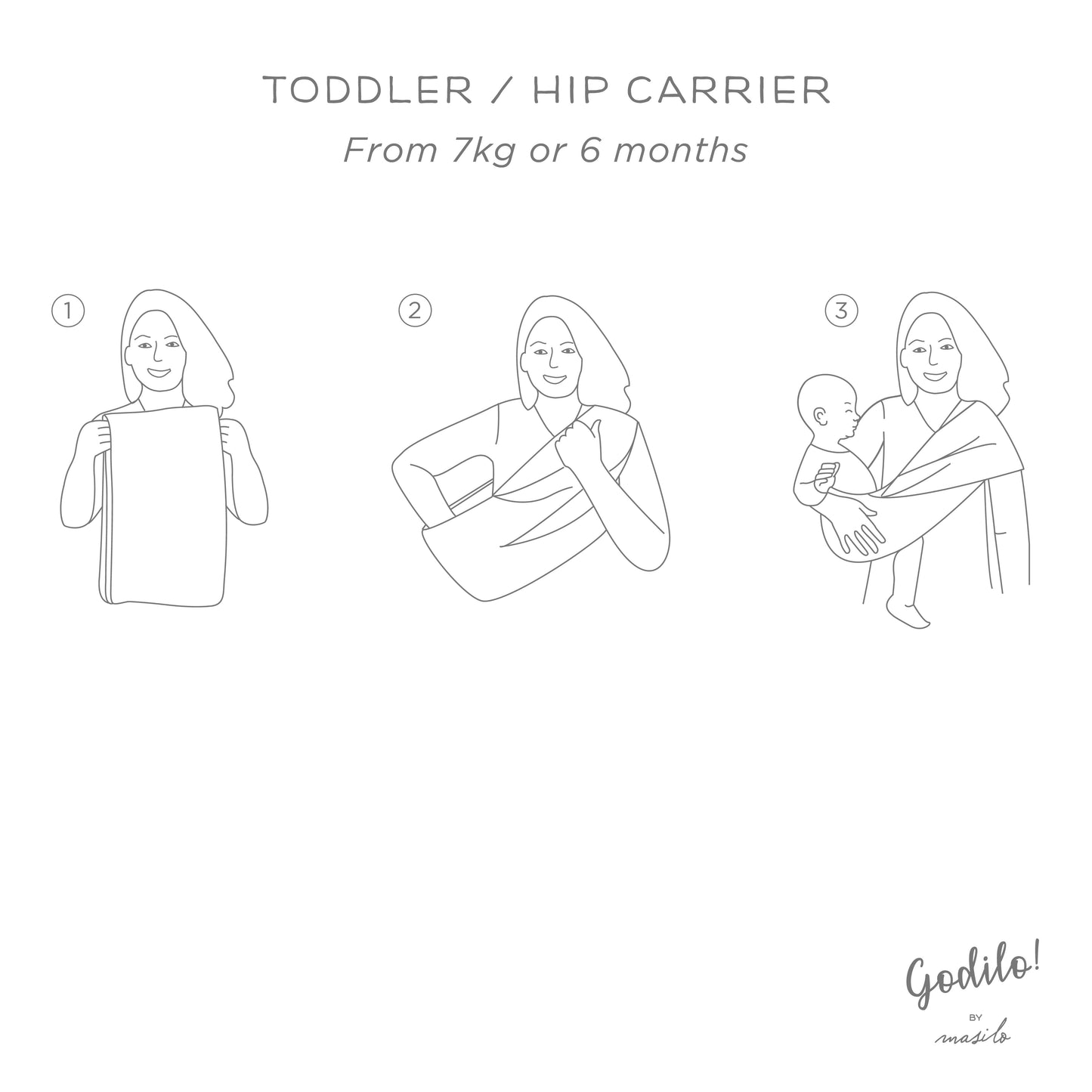 Godilo Ergonomic Organic Cotton Baby Carrier Wrap – Leaf