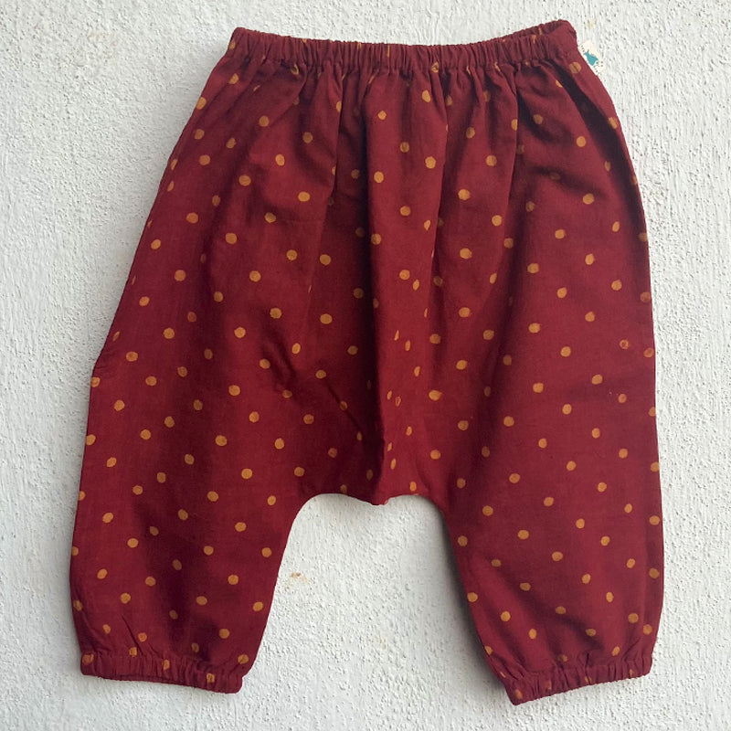 Organic Madder Raidana Angrakha Top + Matching Pants