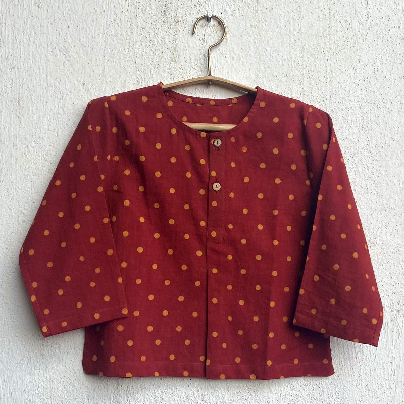 Organic Madder Raidana Kurta + Matching Pants