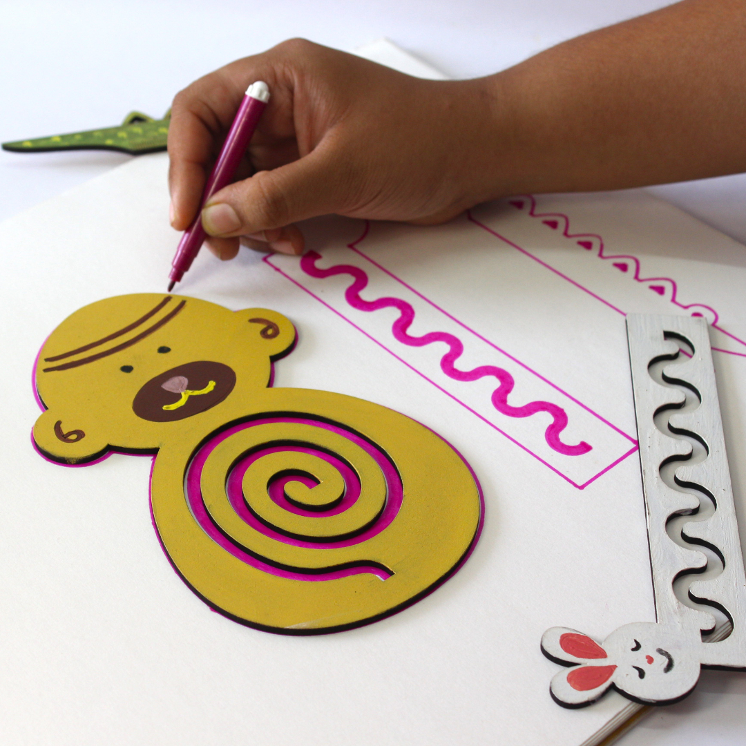 Taali Stationery Stencil Set - Set of 4 Stencils (PACK OF 2 SET)