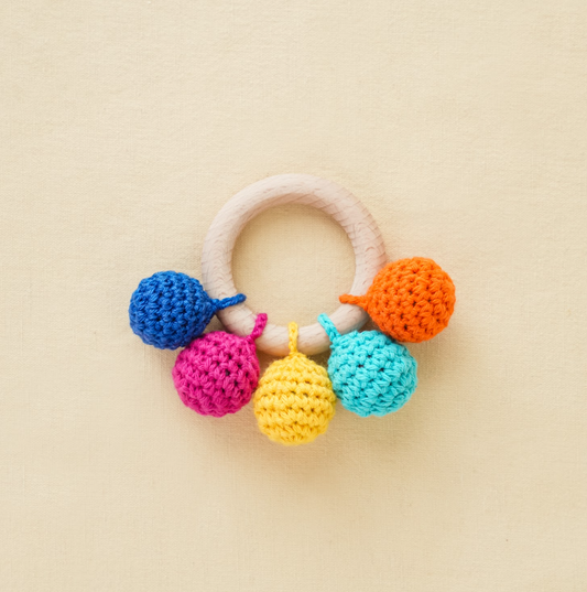 Rainbow Rattle Teether