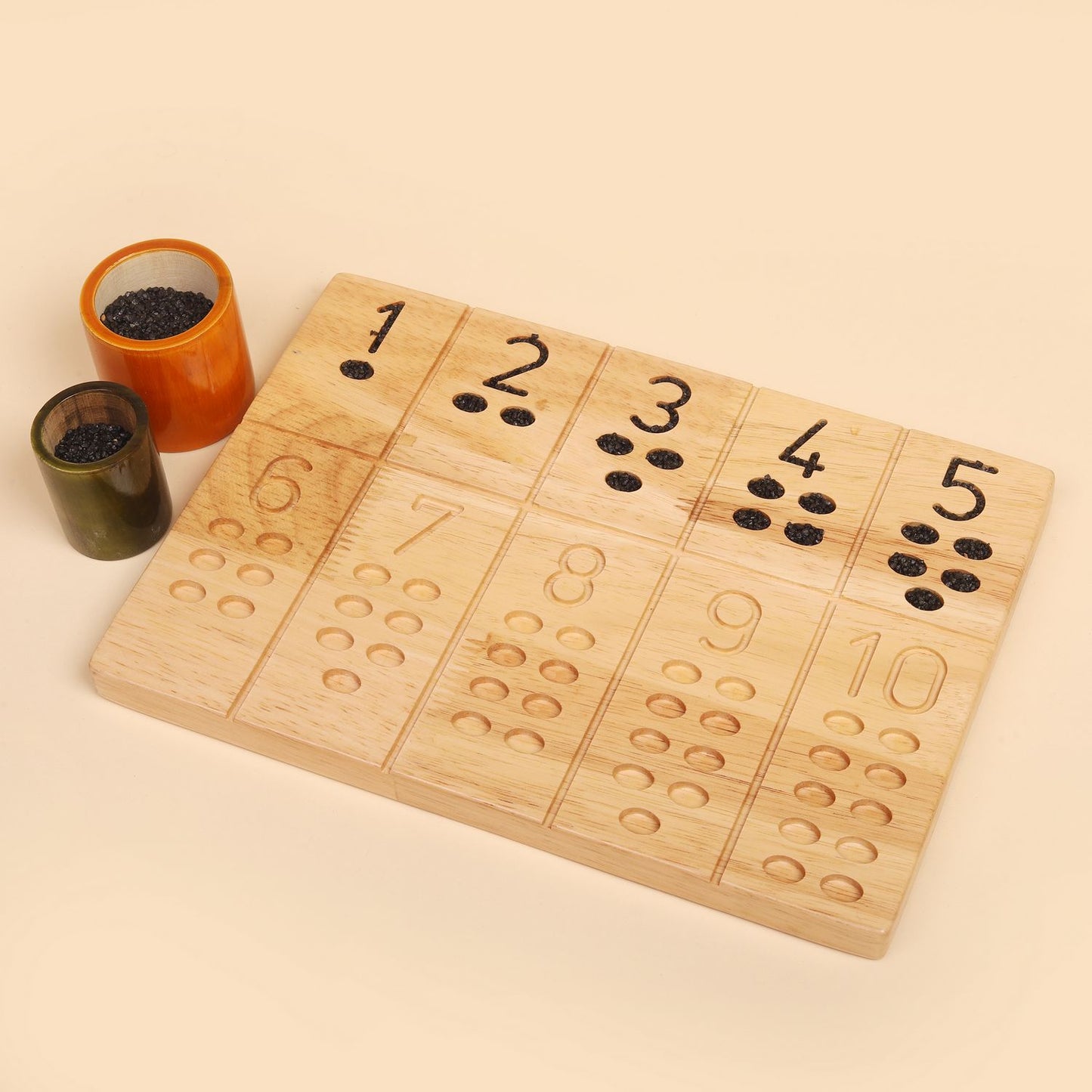 Wooden Number Reversible Board