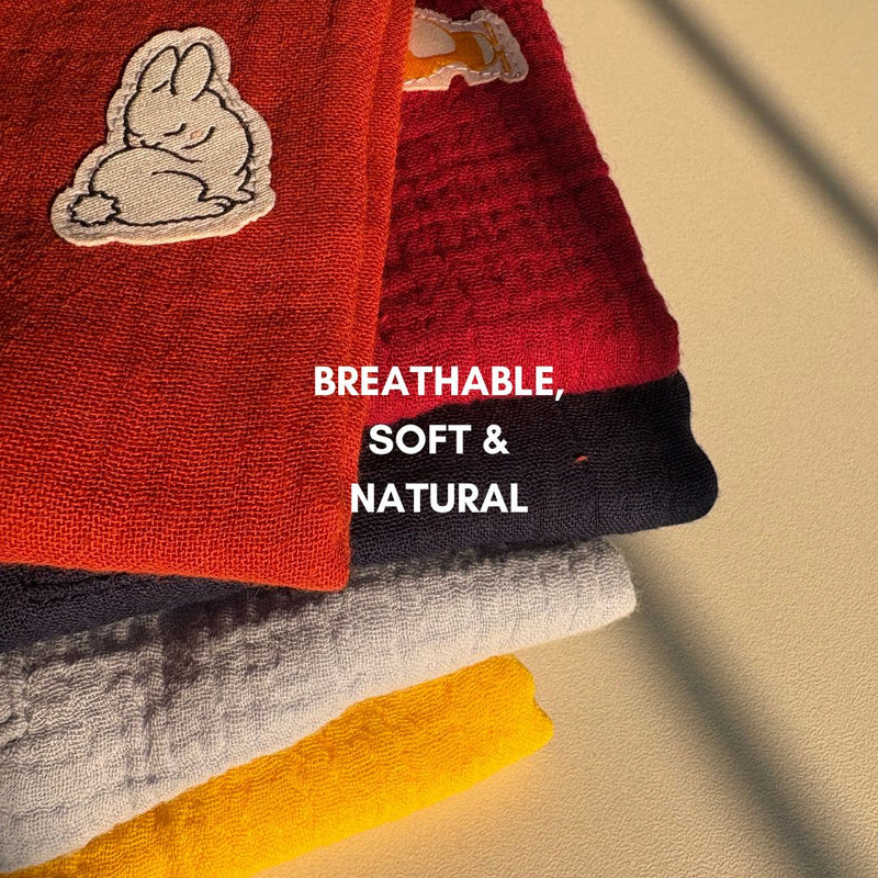 Mustard Organic Muslin Cotton Sleeveless Tshirt and Shorts