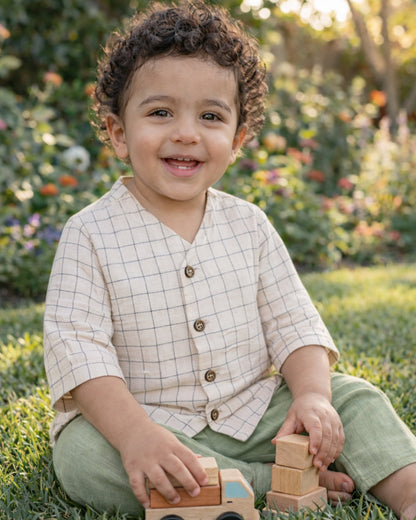 Grid Adventures, Patch & Play Unisex Co-ord Set 3-24 Months)