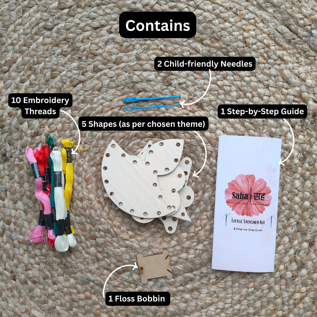 Little Stitcher Kit - Sewing Kit for Preschoolers