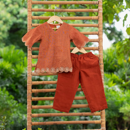 Rustic Dhoop Pant Set (0-10 Years)