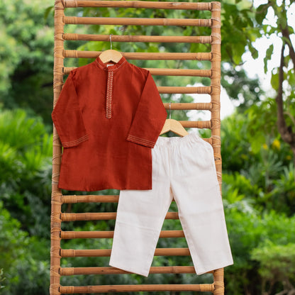 Rustic Dhoop Kurta Set (0-10 Years)
