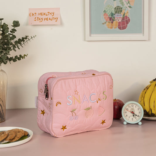 Little Keeper Pouch - Snacks (Pink)