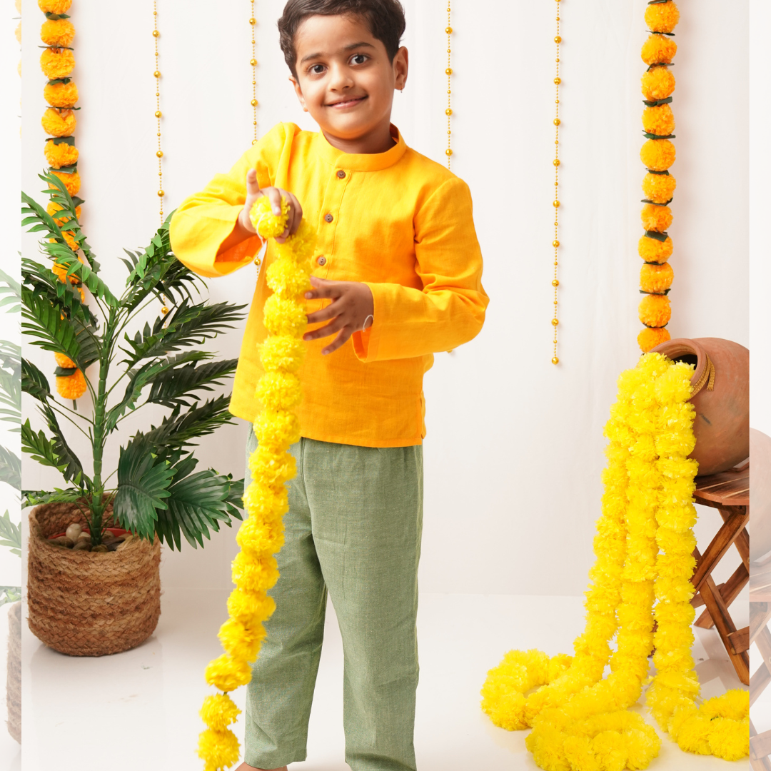Genda Phool Boy - Kurta Pant Set for boys