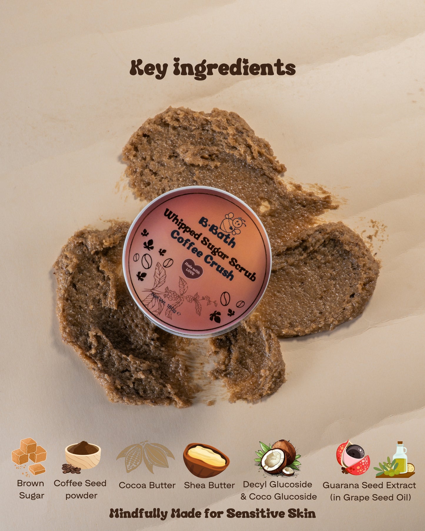 Bbath Coffee Crush Sugar Scrub