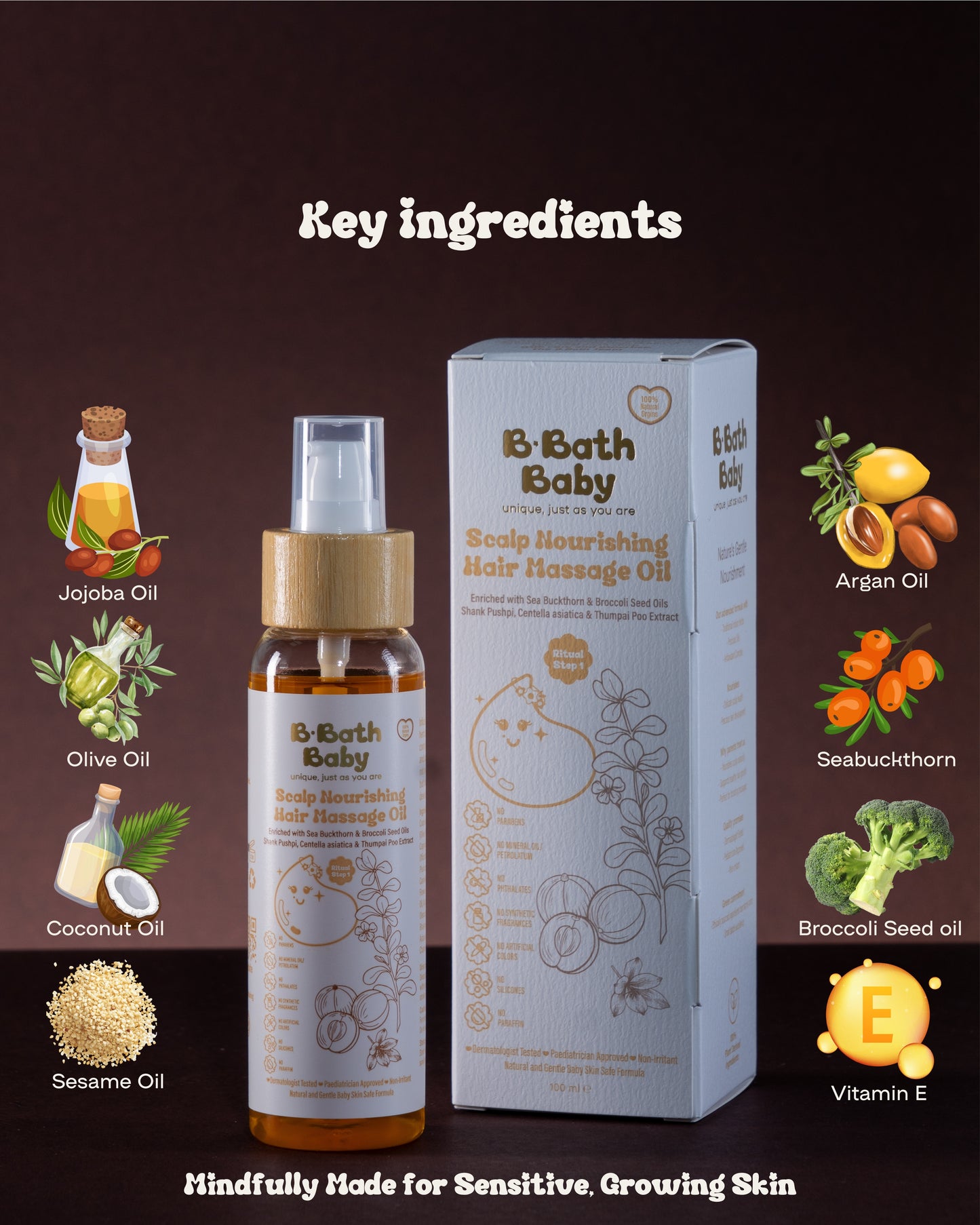 Bbath Scalp Nourishing Hair Massage Oil
