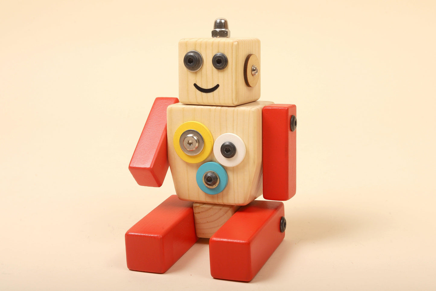 Wooden Robot STEM Toy | Ollie | For kids 3 and above - Bombay Toy Company