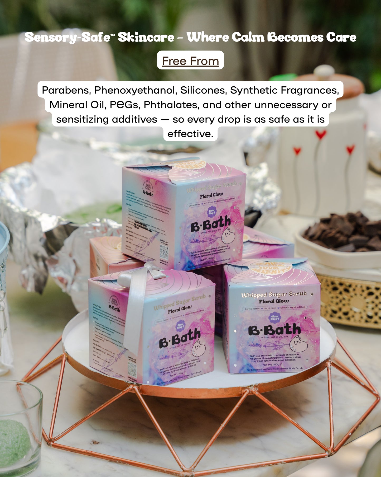 Bbath Floral Glow Sugar Scrub