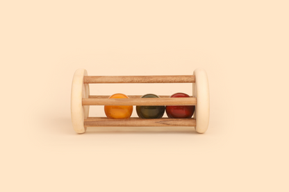 Wooden Rolling Rattle