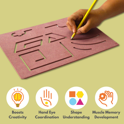 Taali Hastakshar - Handwriting Improvement Stencils - Set of 6