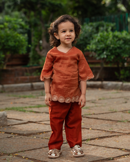 Rustic Dhoop Pant Set (0-10 Years)