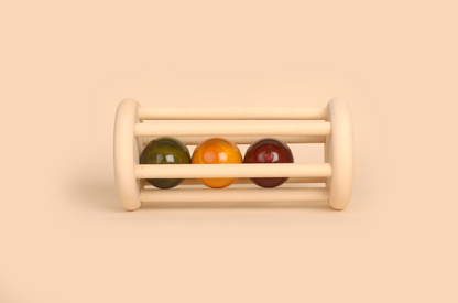 Wooden Rolling Rattle