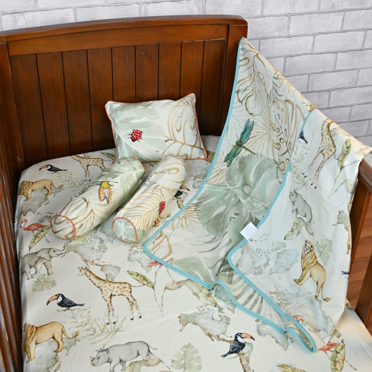 Baby It’s A Wild World - Crib Set of 4