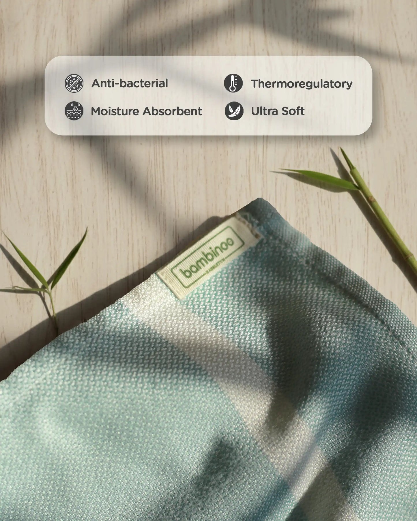 Bamboo Face Towel - Harbor Gray & Sweet Corn (Combo)