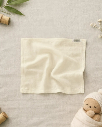 Bamboo Face Towel - Harbor Gray & Sweet Corn (Combo)