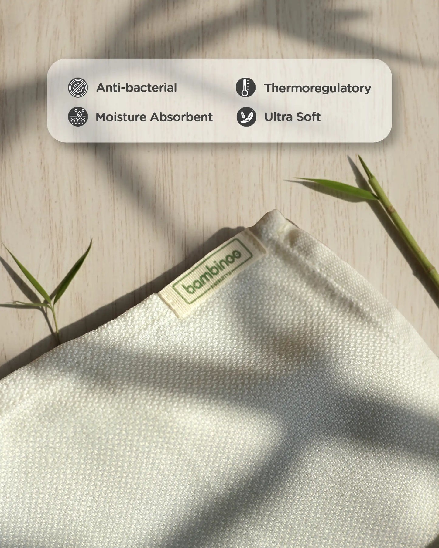 Bamboo Face Towel - Harbor Gray & Sweet Corn (Combo)