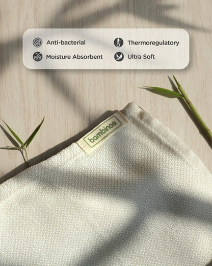 Bamboo Face Towel - Harbor Gray & Sweet Corn (Combo)