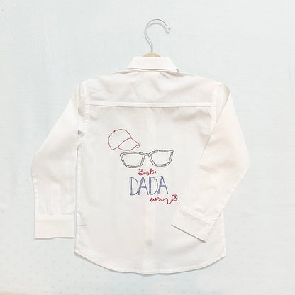 Best Dadu Ever Š—– Personalized Formal Shirt