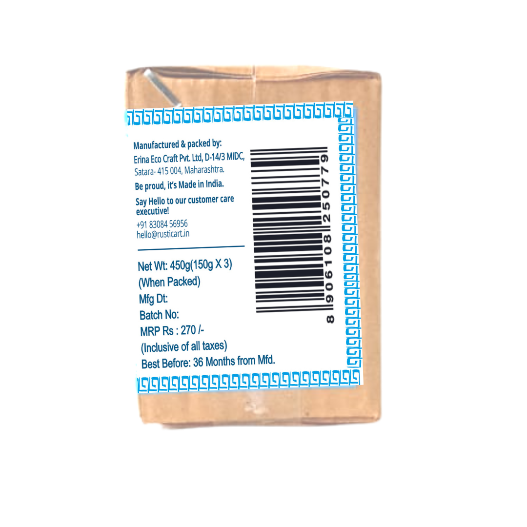 Rustic Art Bio Laundry Soap (Set of 3)