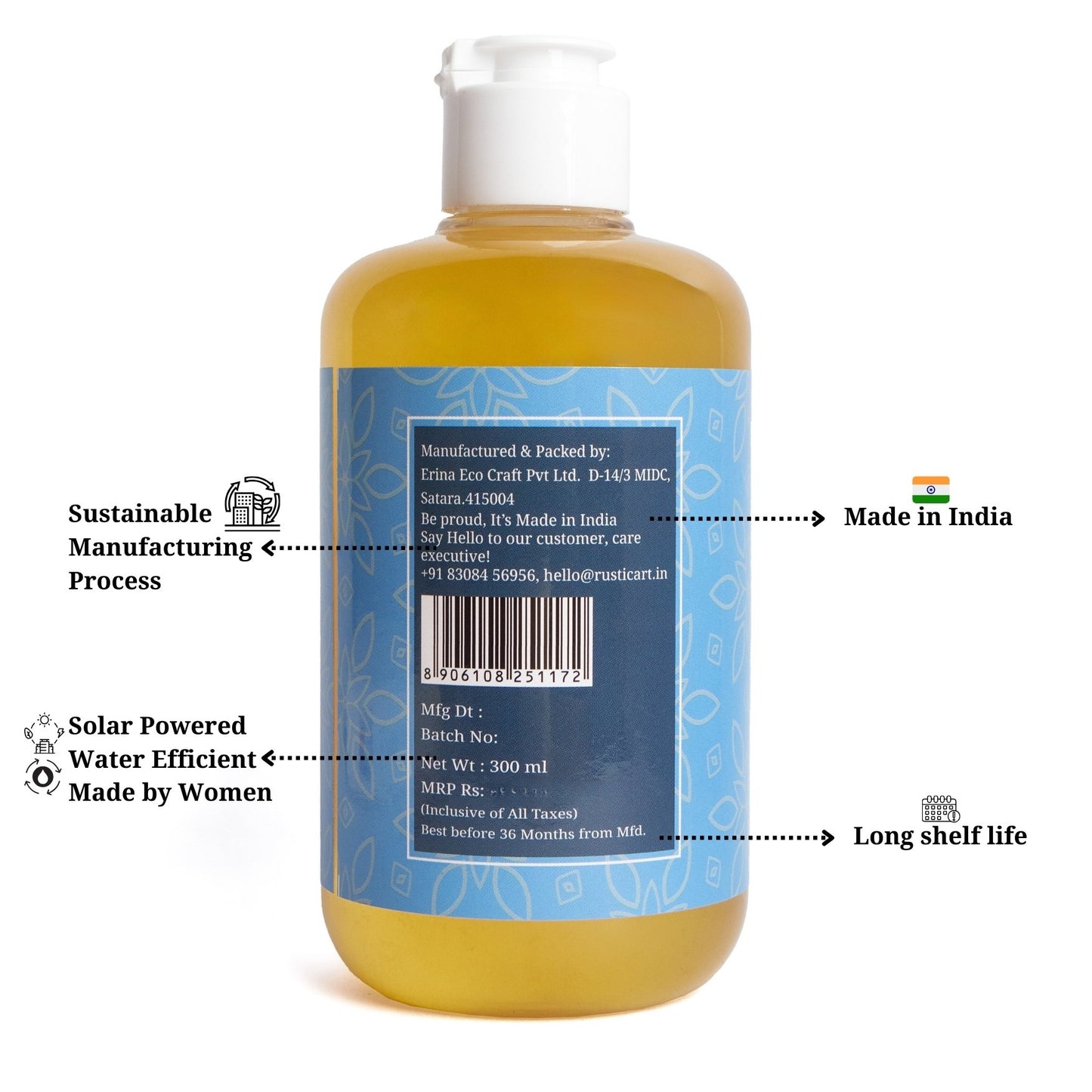 Rustic Art Organic Bio-Liquid Laundry (300 ml)