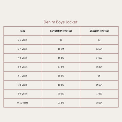 Little Denim Explorer's Boys Jacket (2-10 Years)