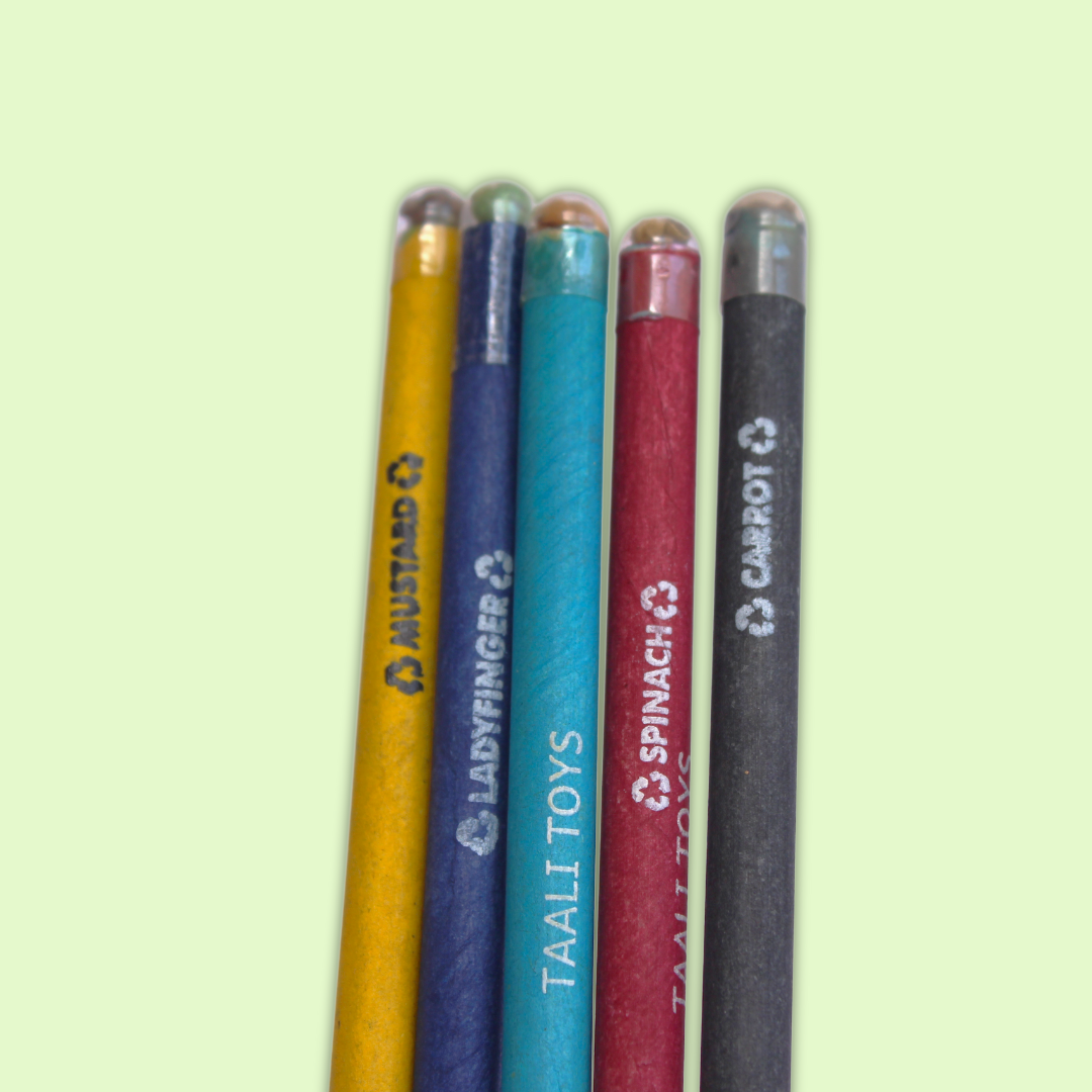 Taali Plantable Pencil with Topper- Set of 5 Pencils