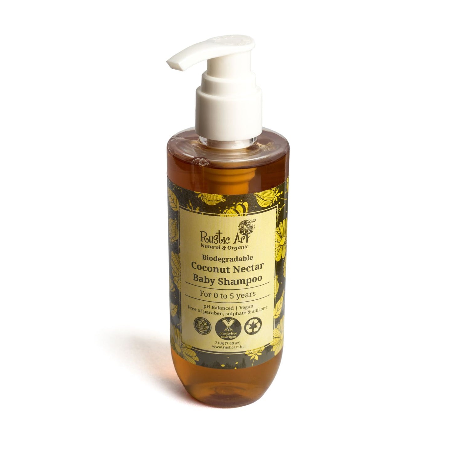 Rustic Art Coconut Nectar Baby Shampoo