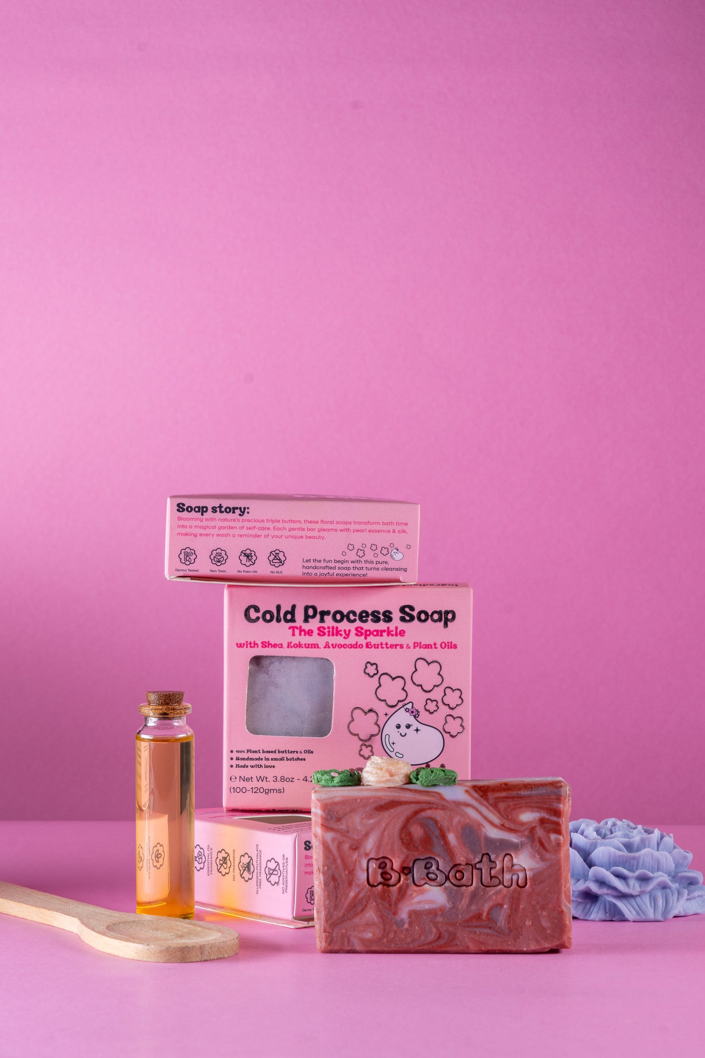 Bbath Cold Process Soap - The Silky Sparkle