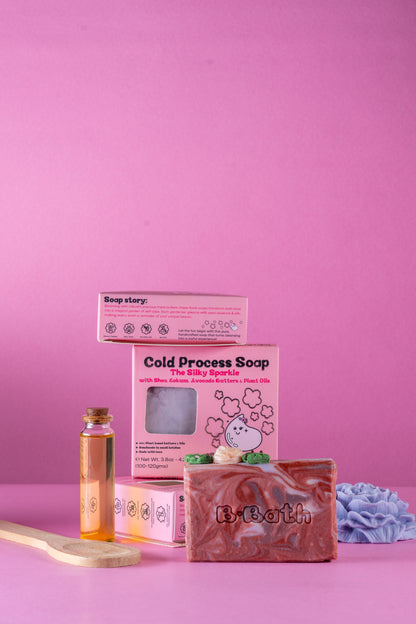 Bbath Cold Process Soap - The Silky Sparkle