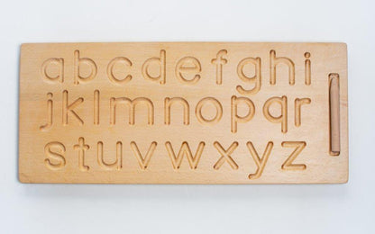 Montessori Educational Toy | Wooden Alphabet Tracing Board - Bombay Toy Company