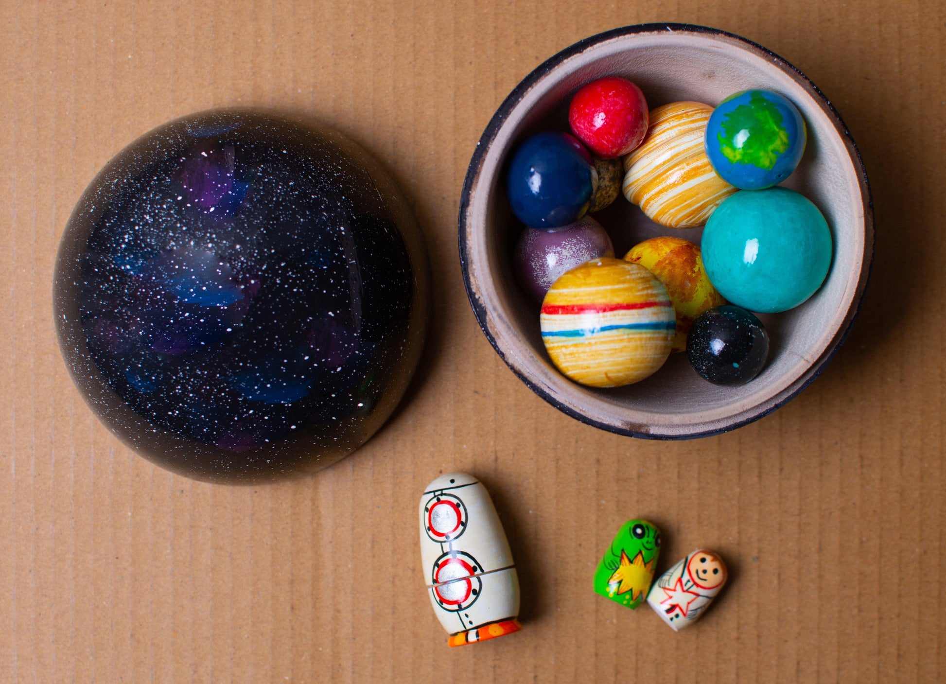 Wooden Solar System Toy | Space Explorer - Bombay Toy Company