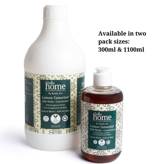 Rustic Art Lemon Tamarind Dish Wash Concentrate (1100g)