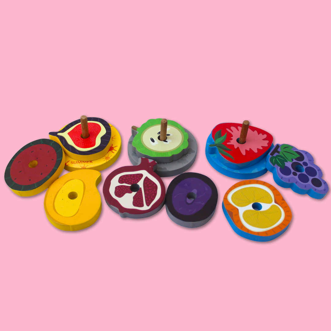 Taali Mausami Fal - Seasonal Fruit Stacking and color Matching Toy Set