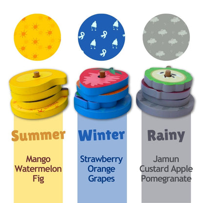 Taali Mausami Fal - Seasonal Fruit Stacking and color Matching Toy Set