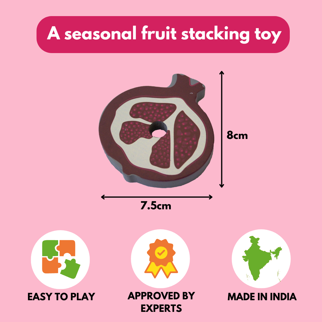 Taali Mausami Fal - Seasonal Fruit Stacking and color Matching Toy Set