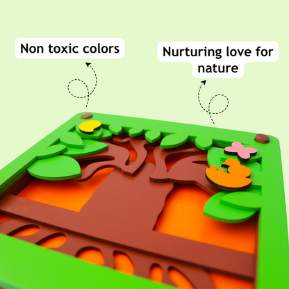 Taali Ped - Parts of Tree Stacking Puzzle Toy Set