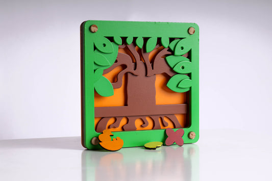 Taali Ped - Parts of Tree Stacking Puzzle Toy Set