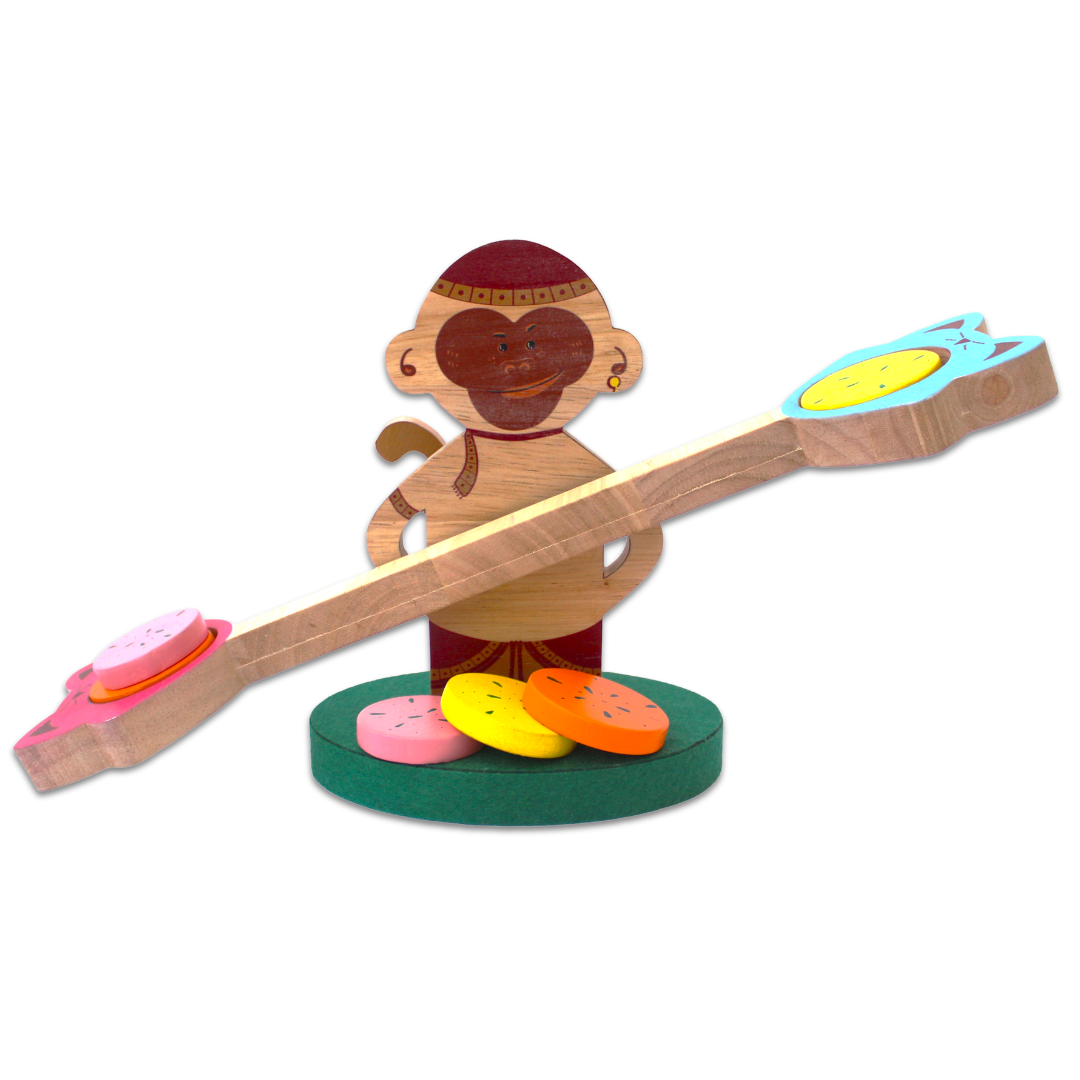 Taali Chalak Bandar- Balancing Toy Set