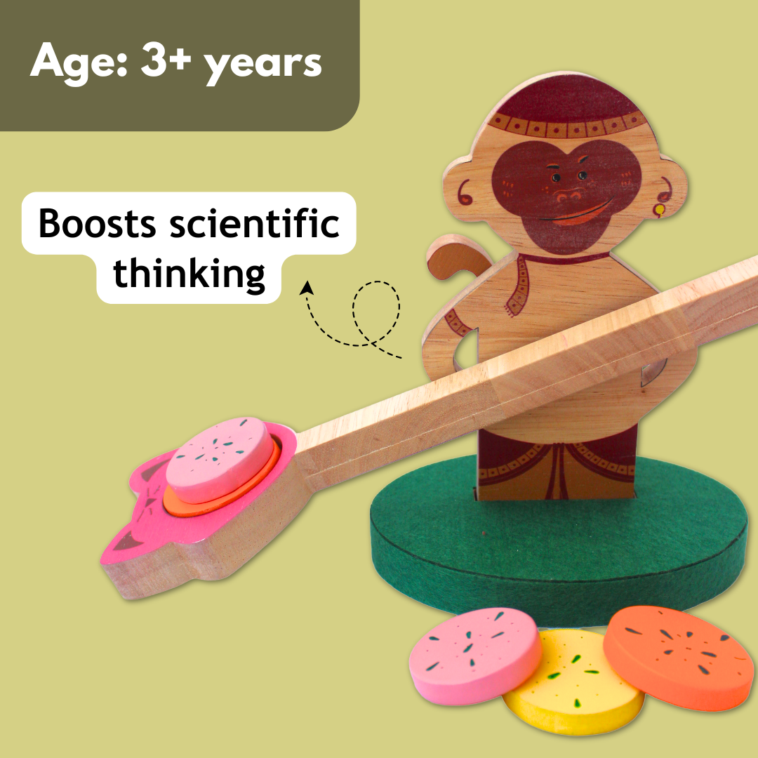 Taali Chalak Bandar- Balancing Toy Set