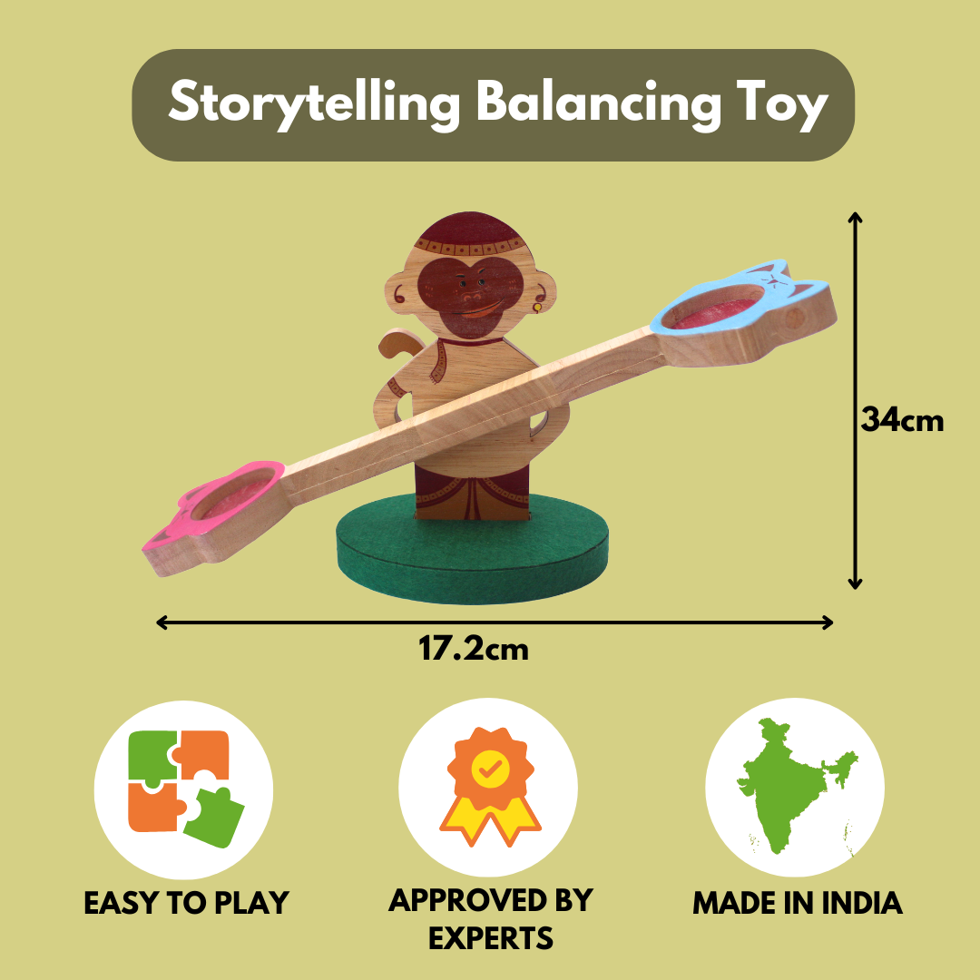 Taali Chalak Bandar- Balancing Toy Set