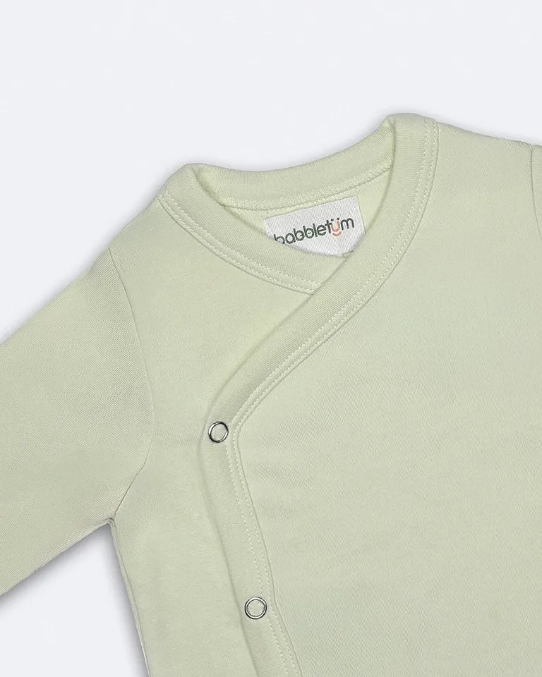 FOLDOVER T SHIRT CELADON TINT